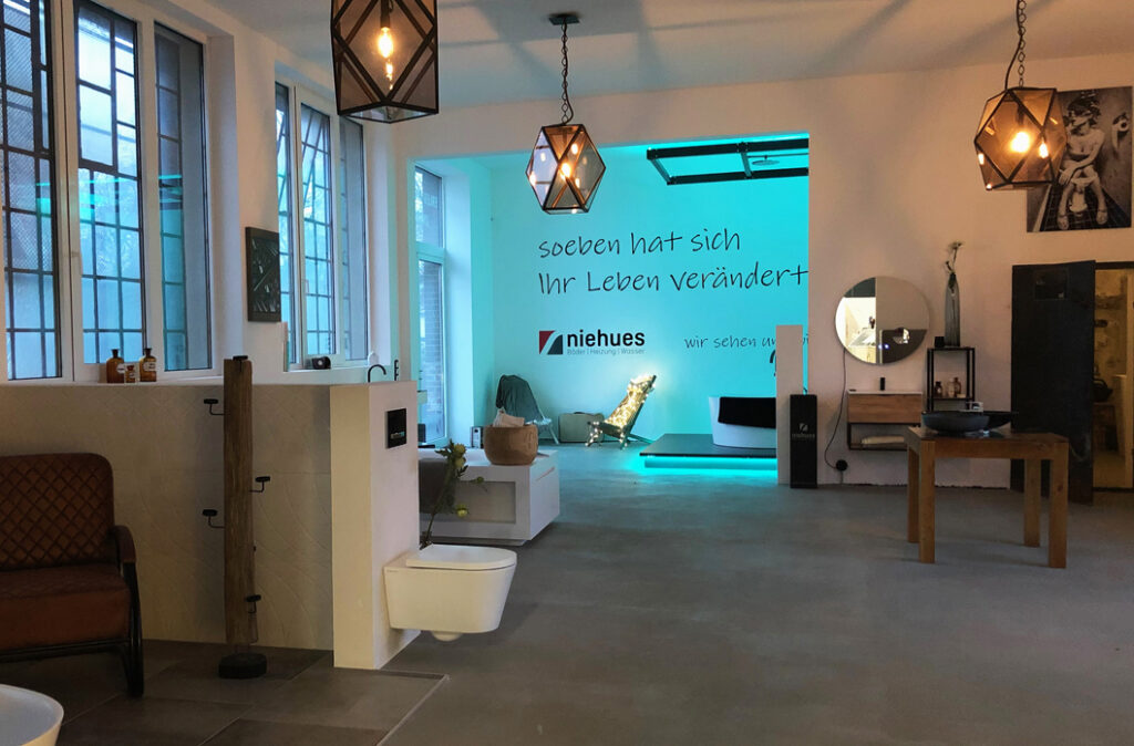 Umzug der Bäderausstellung in eine denkmalgeschützte Baumwollspinnerei aus den 30er Jahren